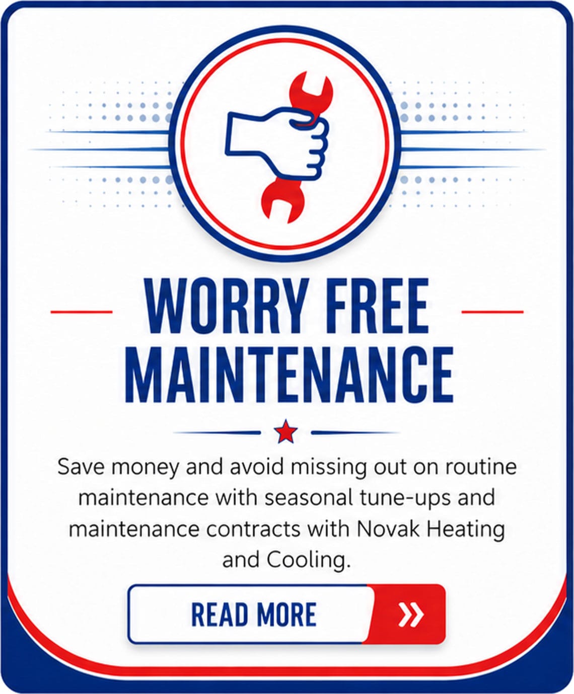 worry free maintenance
